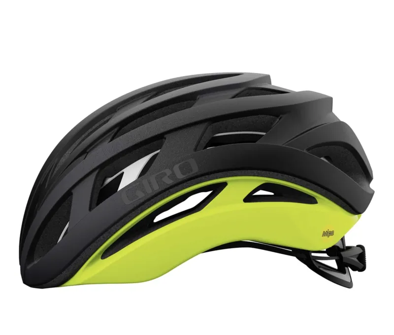 Giro Helios Spherical MIPS Road Helmet Matte Black/Highlight Fade-2